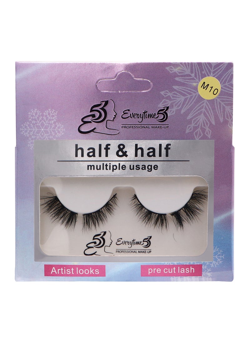 Everytime53 Women's Half & Half Eye Lashes - M10 - Image 1