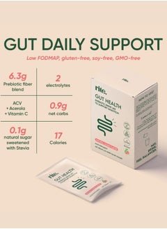 Rite GUT HEALTH Prebiotic Fiber Drink mix - 120g (Pack of 15 sachets)  - Image 2