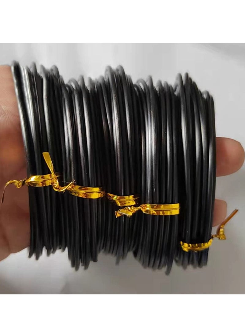 Captaintech 3 Pcs Bonsai Training Wires, Anodized Aluminum Bonsai Training Wires Bonsai Craft Aluminum Wire Bonsai Plant Training Wire for Holding Bonsai Branches Small Trunks (2.0mm, 3.0mm, 4.0mm)  - Image 3