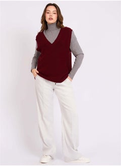 DALYDRESS Women Regular Fit Vest - Maroon  - Image 5