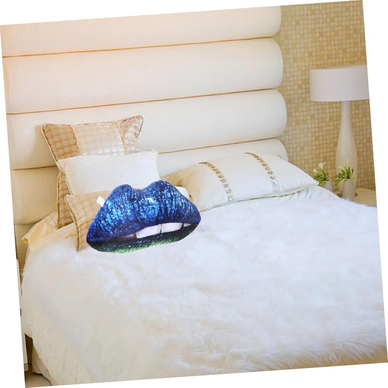 Unomor Lip Shaped Pillow Decorative Cushion Removable Cover Dual-Sided Digital Print for Couch Room Decor Soft and Comfortable Stuffed Pillow - Image 5