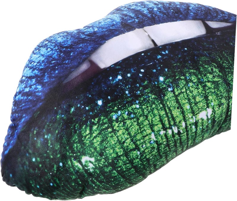 Unomor Lip Shaped Pillow Decorative Cushion Removable Cover Dual-Sided Digital Print for Couch Room Decor Soft and Comfortable Stuffed Pillow - Image 3