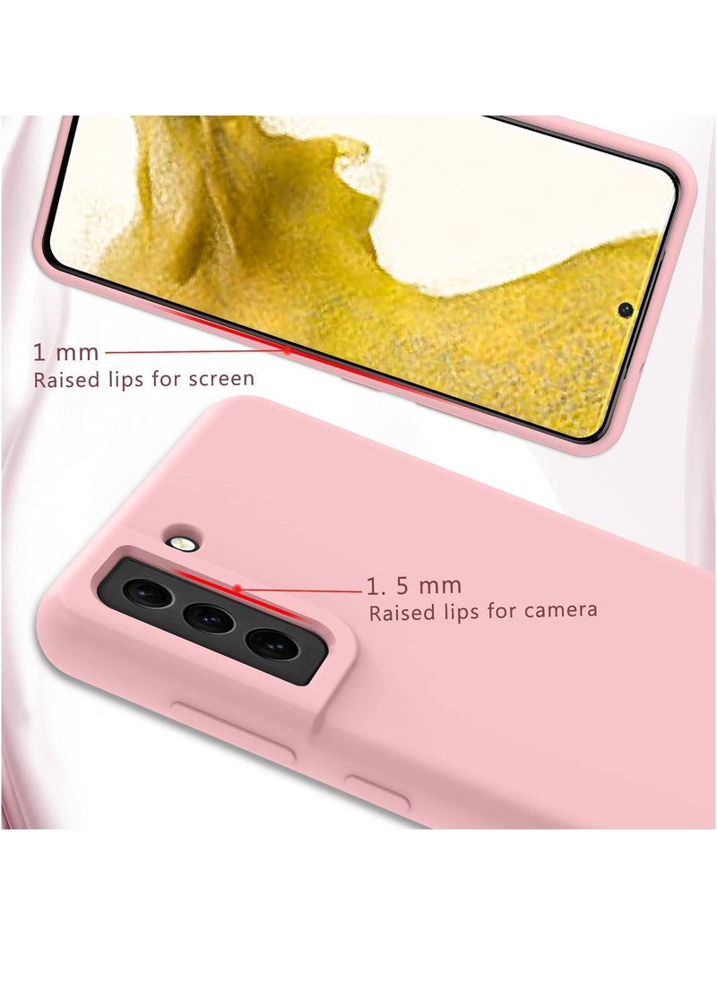 ELTRAZONE Samsung Galaxy S22 Case with 1 Pack Screen Protector and 1 Pack Camera Lens Protector,Liquid Silicone Slim Gel Rubber Full Body Protection Shockproof Drop Protection Case  - Image 4