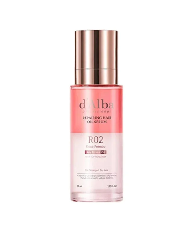 dAlba Professional Repairing Hair Oil Serum Rose Freesia 75ml