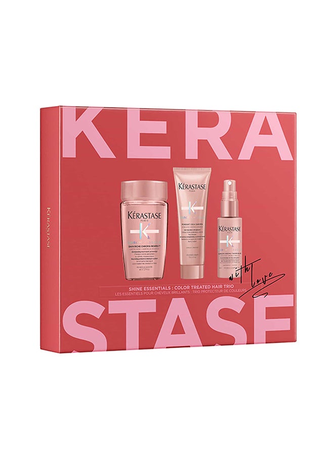 KERASTASE Shine Chroma Absolute Discovery Holiday Gift Set, Pack of 3  - Image 1