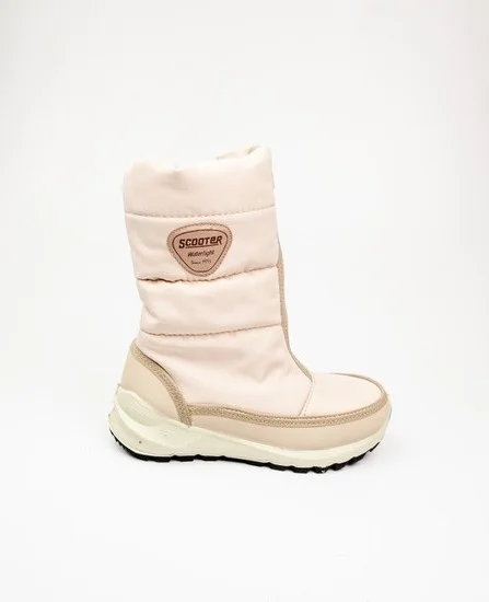 Scooter  7447 Women's Waterproof Snow Boots Beige