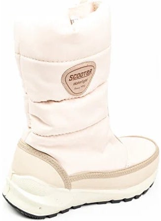 Scooter  - 7447 Women's Waterproof Snow Boots Beige - Image 1