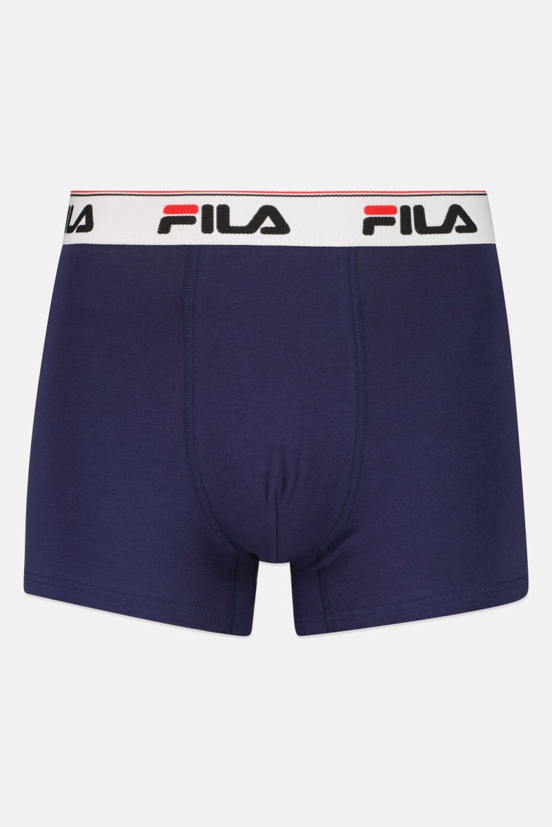 FILA سراويل منخفضة الارتفاع للرجال 3 قطع بشعار العلامة التجارية، متعددة الألوان - Image 3