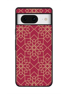 Rugged Black Edge case for Google Pixel 8, Custom Slim fit Flexible Anti Drop Thin Phone Case Cover - Ottoman Art