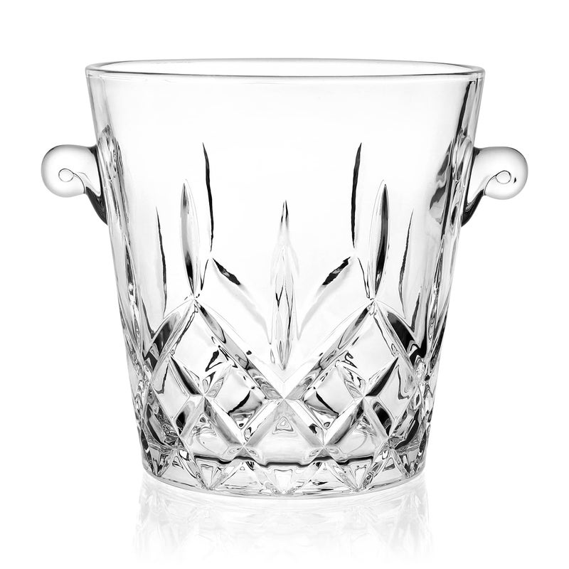 Paysky Ice Buckets for Parties Clear Glass 2 Liter Tub for Drinks and Parties Food Grade Perfect for Wine Champagne or Beer Bottles - Image 2