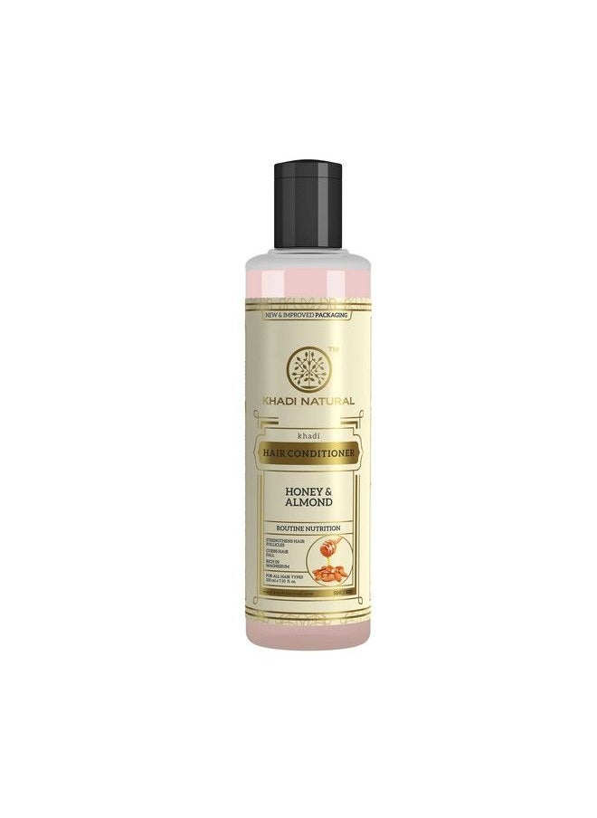 Khadi Natural Honey & Almond Hair Conditioner; Hair Conditioner For Controlling Hair Fall; Herbal Conditioner For Healthy Hair; Suitable For All Hair Types  - Image 2