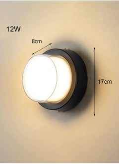 LOOPITYS 12W Led Wall Lights Outdoor Waterproof Wall Lamp Up and Down Garden Decoration Wall Sconces for Bedroom Living Room Corridor Stairs Porch Wall Mounted Lamp  - Image 2