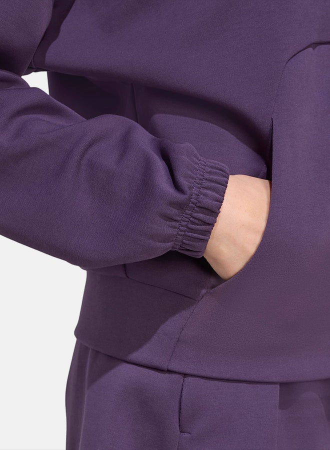 Adidas Future Icons Small Logo Full-Zip Hoodie - Image 5