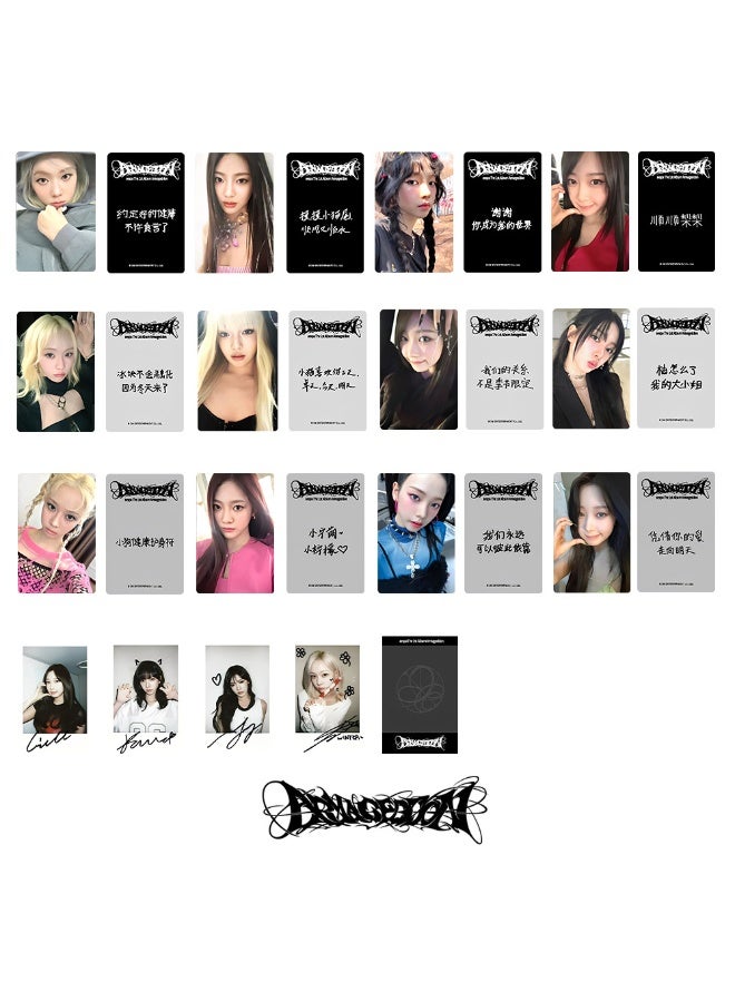 NIBEMINENT 4 Pcs Kpop AESPA Armageddon Lomo Cards Card For Fans Collection Gifts - Image 3