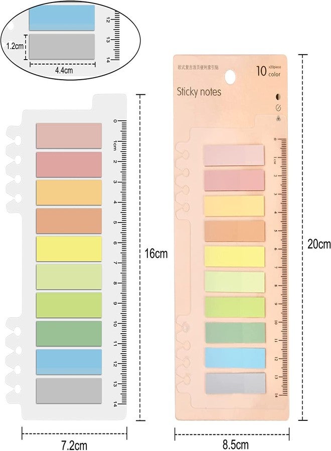 IMPRINT Morandi Pastel Colors Sticky Tabs 200 and 2 Packs 3x3 Inch Pastel Sticky Notes - Image 2