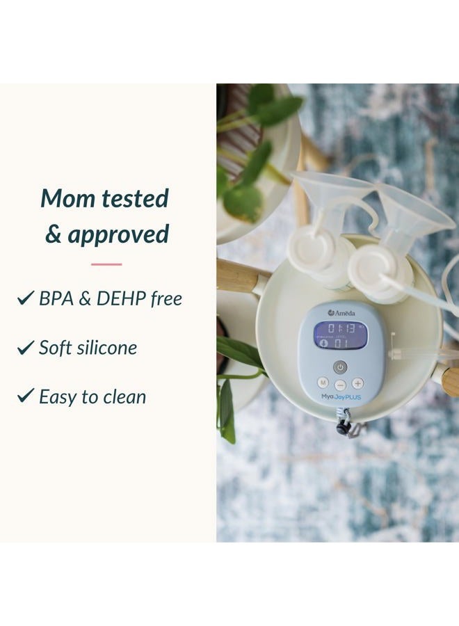 Ameda 2 Pack Breast Pump Kit Valves, Replacement Valves for Ameda Breast Pump Kits, Compatible with All Ameda HygieniKit Milk Collection Systems, Maintain Pump Performance, BPA Free DEHP Free - Image 3