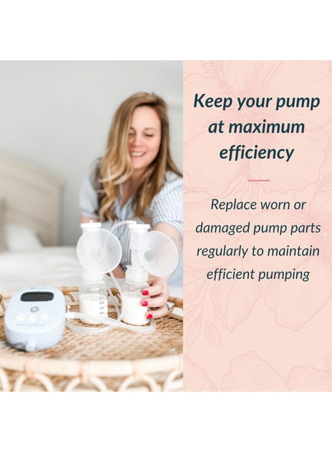 Ameda 2 Pack Breast Pump Kit Valves, Replacement Valves for Ameda Breast Pump Kits, Compatible with All Ameda HygieniKit Milk Collection Systems, Maintain Pump Performance, BPA Free DEHP Free - Image 5