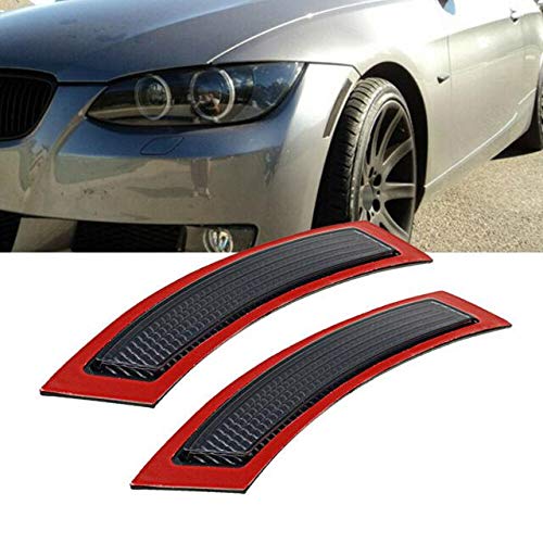 Overun Front Side Marker Fender Bumper Replacement Reflector Dark Smoked Lens Designed For 20072013 E92 E93 2DR