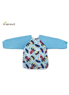 KASTWAVE Long Sleeved Baby Bib - Toddler Infants Smock Bib with Pocket, Waterproof, Soft, Machine Washable, Stain and Odor Resistant  - Image 2