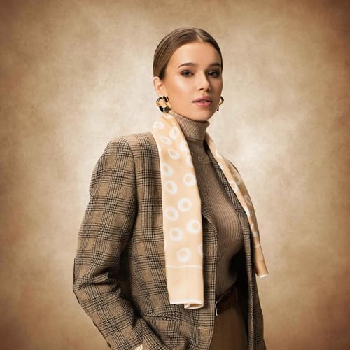 Haboke Abstract Latte Brown Professional Photography Backdrop for Adult Portrait Photo Props Booth Background Photoshoot Studio with Thick Ployester Fabric Roller Pocket on Top(12x8ft) - Image 3