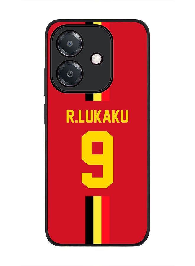 Stylizedd For Oppo A5i Case,Slim fit Camera Protection, Shockproof Thin Phone cover  - Football - Belgium,  R.Lukaku