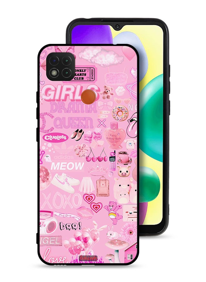 Tolwak Xiaomi Redmi 9C Protective Case Cover Girls Drama Queen - Image 1