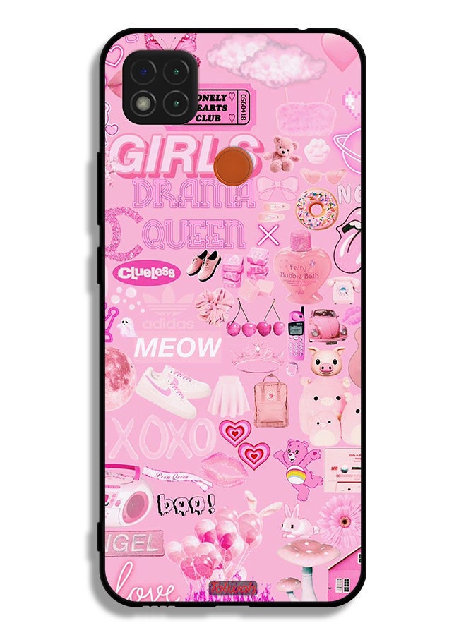 Tolwak Xiaomi Redmi 9C Protective Case Cover Girls Drama Queen - Image 2