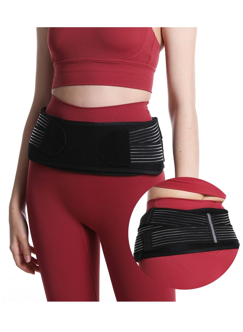 KASTWAVE Sacroiliac Joint Belt for Women and Men That Alleviates Sciatic, Pelvic, Lower Back, Hip and Sacral Nerve Pain, Breathable Si Belt, Trochanter Brace - Image 1