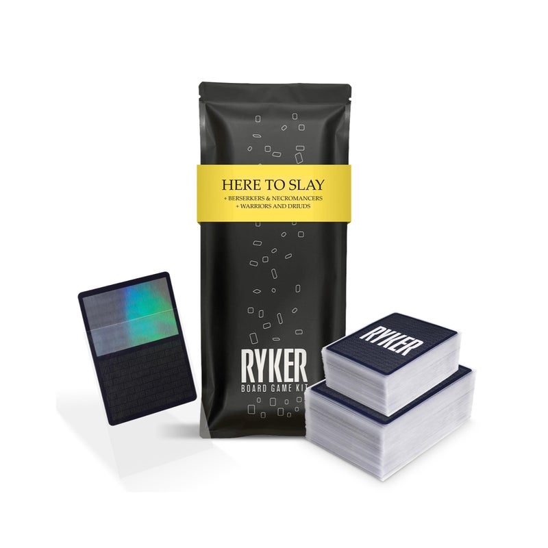 Ryker Compatible with Here to Slay 2 Expansions Bundle Card Sleeve Kit Clear Card Sleeves Top loaders for Cards Standard Size Tarot Size - Image 2