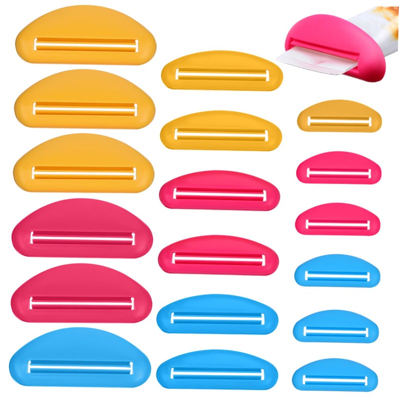 Toothpaste Tube Squeezer Tool Set 18 Pieces Salon Dispenser Roller - Image 2