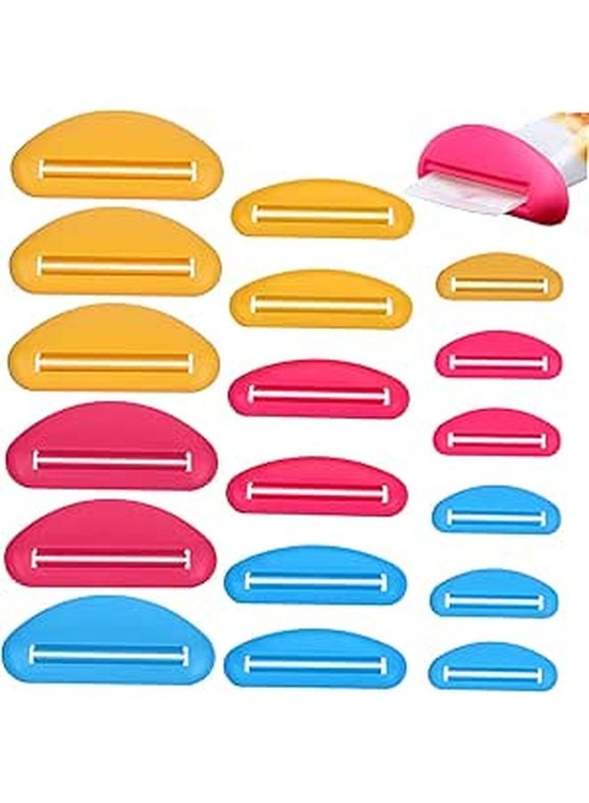 Toothpaste Tube Squeezer Tool Set 18 Pieces Salon Dispenser Roller - Image 1