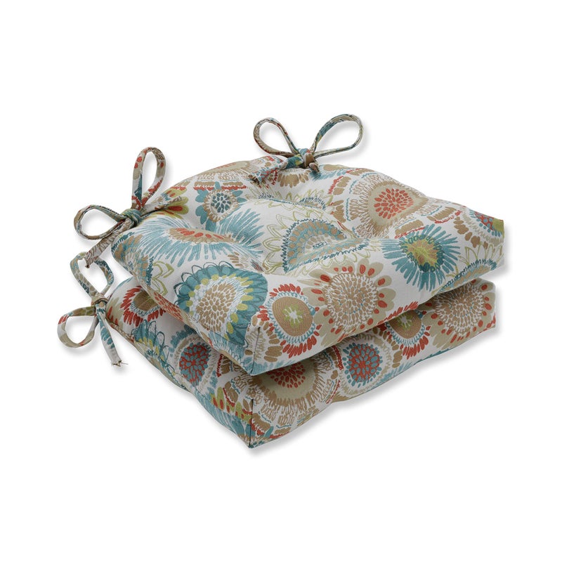 Pillow Perfect Indoor Maggie Mae Chair Pads 16 x 155 Multicolored 2 Count