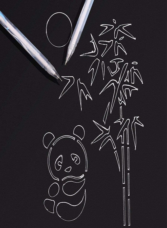 URBAN BOX White Gel Pens,Highlight Gel Pen - Image 3