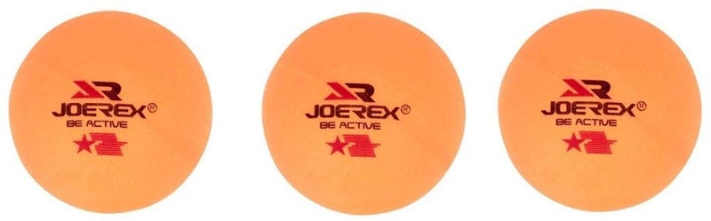 Joerex 1595 1-Star Slick Table Tennis Balls For Pack Of 3