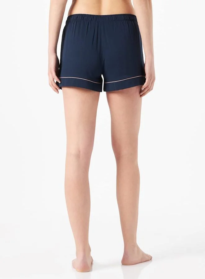 Triumph Triumph Women's Viscose Blend Casual Pajama Bottom (10211194_Blue_L)