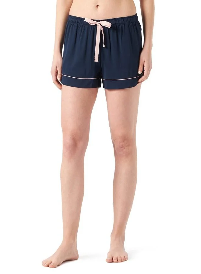 Triumph Triumph Women's Viscose Blend Casual Pajama Bottom (10211194_Blue_L)