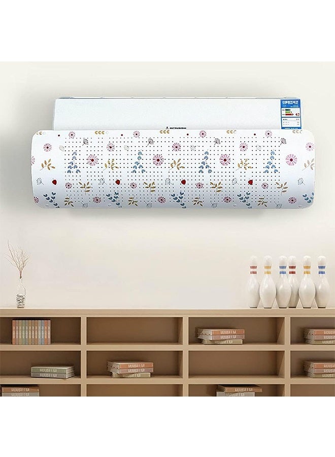 عاكس هواء مكيف هواء عاكس هواء عاكس هواء تلسكوبي عاكس هواء عاكس هواء قابل للتعديل مضاد للهب المباشر درع مضاد للرياح غطاء مكيف بارد عاكس هواء - Image 2