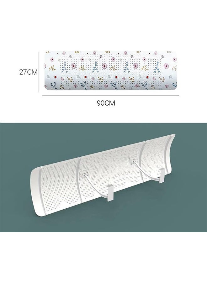 عاكس هواء مكيف هواء عاكس هواء عاكس هواء تلسكوبي عاكس هواء عاكس هواء قابل للتعديل مضاد للهب المباشر درع مضاد للرياح غطاء مكيف بارد عاكس هواء - Image 3