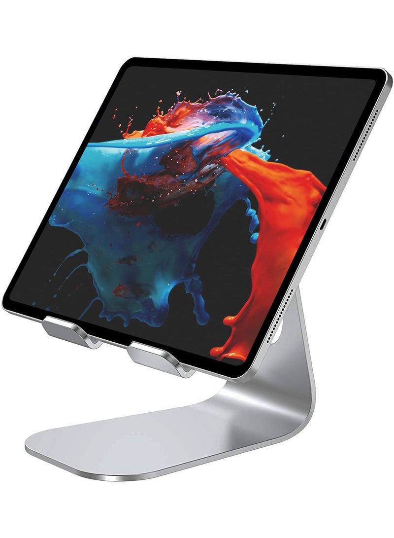 Urise iPad Stand Adjustable Multi Angle Aluminum Tablet Holder with Stable Sticky Base - Image 1