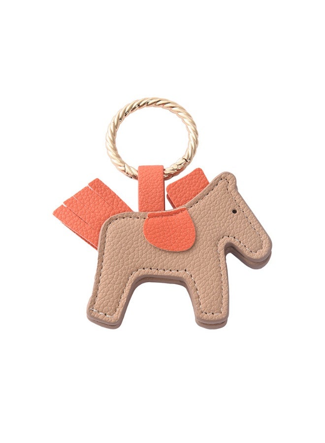 Generic Semi-PU Portable Anti-Lost Pony-Shaped Magnetic Hat Clip - Essential Bag Storage Clip for Travel  - Image 1