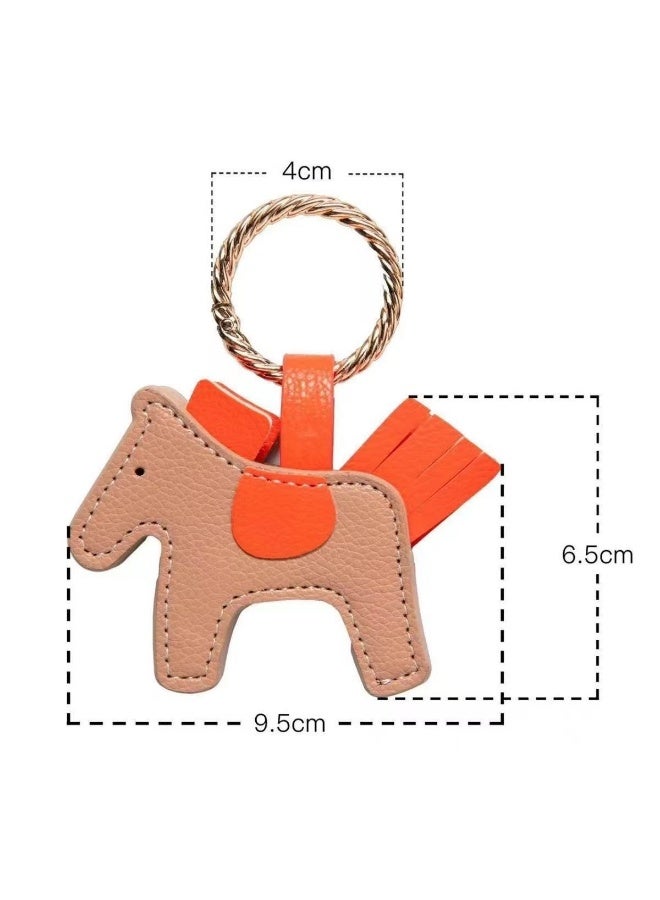 Generic Semi-PU Portable Anti-Lost Pony-Shaped Magnetic Hat Clip - Essential Bag Storage Clip for Travel  - Image 2
