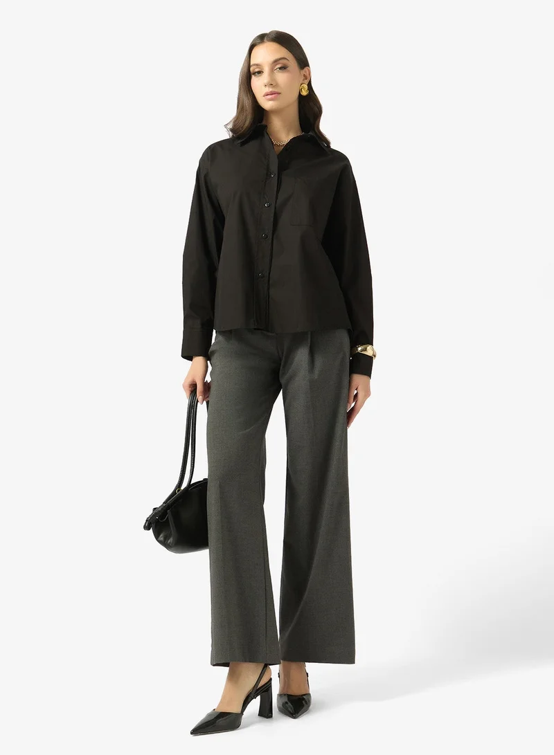 Fyor  Classic Relaxed Button-Down Shirt for Women | Best Price UAE