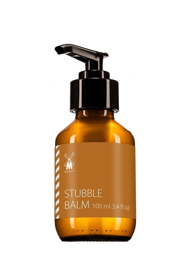 Stubble Balm, 100ml | Fresh Bergamot & Cedarwood Fragrance | Nourishing Skin Gel | Natural Beard Care Balm | Perfect for Shorter Beard Hair | Luxury Beard Balm for Men
