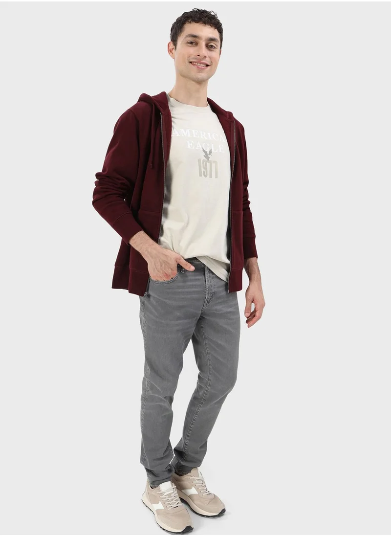 امريكان ايجل Zip Through Hoodie