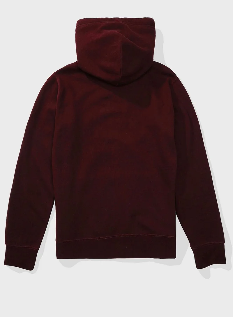 American Eagle Zip Through Hoodie