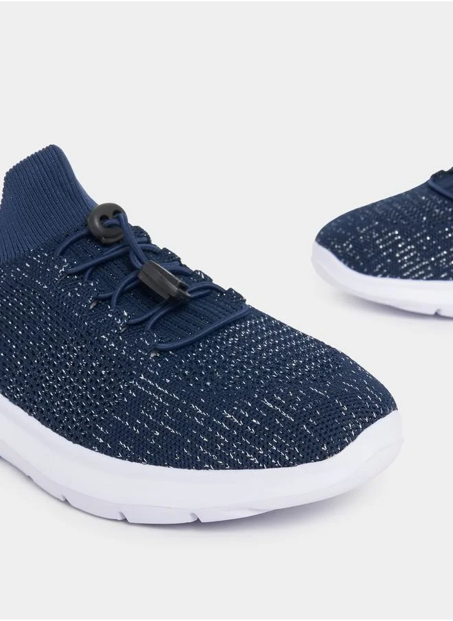 Styli Textured Lace Up Spiral Trainers