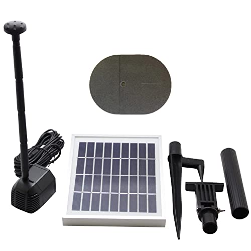 ASC Solar Water Pump Kit for Fountain Pool and Pond (2.5W No Battery) - Image 1