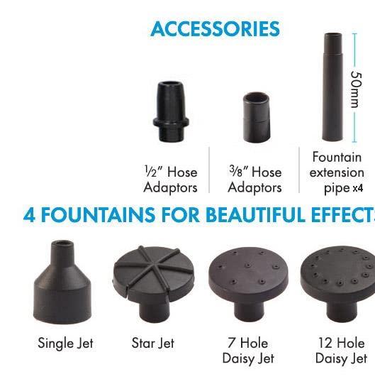 ASC Solar Water Pump Kit for Fountain Pool and Pond (2.5W No Battery) - Image 4