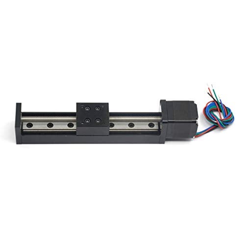 Befenybay 100mm Effective Travel Length Mini Linear Rail Guide Lead Screw T6x1 with NEMA11 Stepper Motor for DIY/CNC Router Parts X Y Z Linear Stage Actuator - Image 2