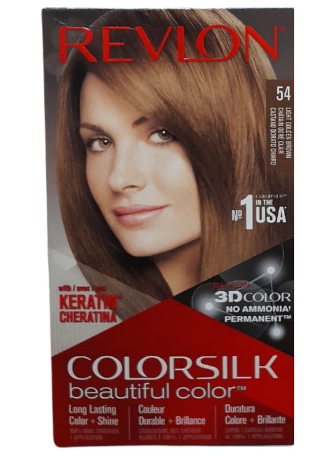 ريفلون صبغة شعر كلر سيلك -بني ذهبي فاتح  54 - Image 2